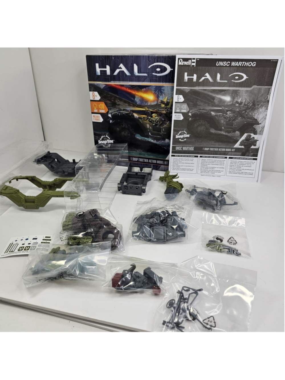 Revell Snap-Together Halo UNSC Warthog Kit # 85-1766 Open Box